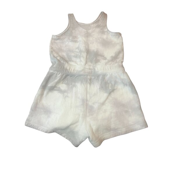 Athleta Girl XS Tie-Dye Romper Cotton Blend Casual & Comfy Summer-Ready - Picture 2 of 6
